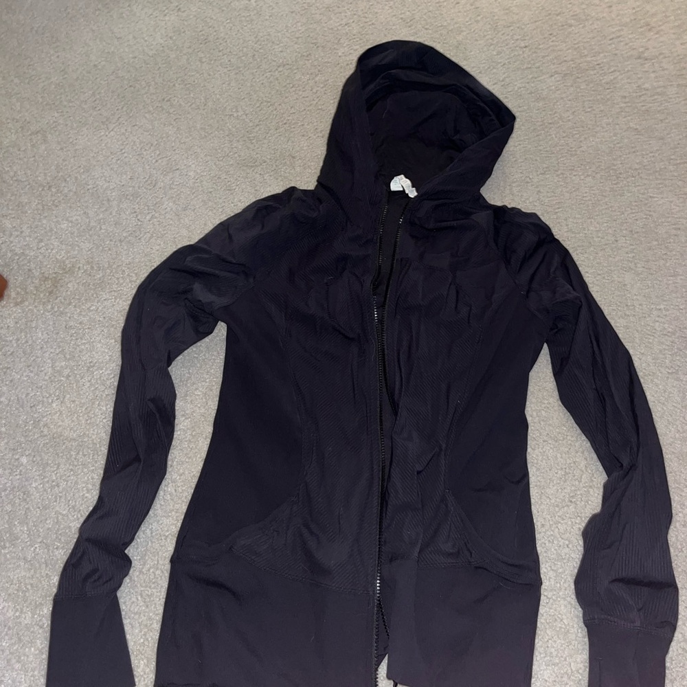 Lululemon Black Hooded Jacket
